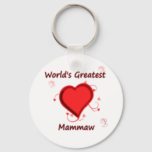 World's Greatest mammaw キーホルダー