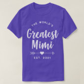 World's Greatest Mimi Est Tシャツ (デザイン正面)