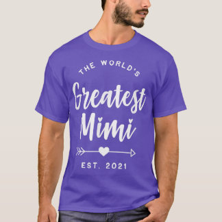 World's Greatest Mimi Est Tシャツ