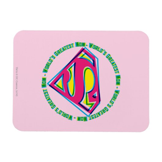 World's Greatest Mom マグネット (横)
