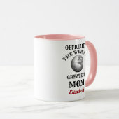 Worlds Greatest Mom Add Your Name Mother マグカップ (正面右)