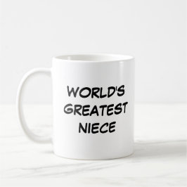 "World's Greatest Niece" Mug コーヒーマグカップ