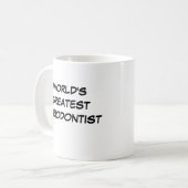 "World's Greatest Periodontist" Mug コーヒーマグカップ (正面左)