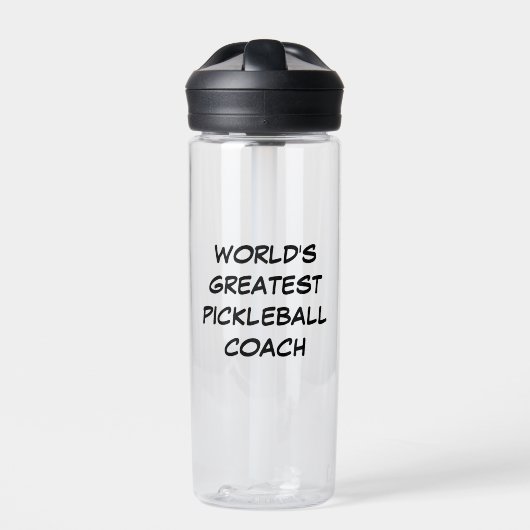 World's Greatest Pickleball Coach  ウォーターボトル (正面)