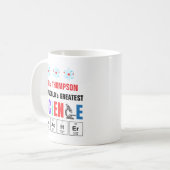 World's Greatest Science Teacher Personalized コーヒーマグカップ (正面左)