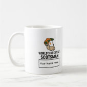 World's Greatest Scotsman Personalized Mug コーヒーマグカップ (左)