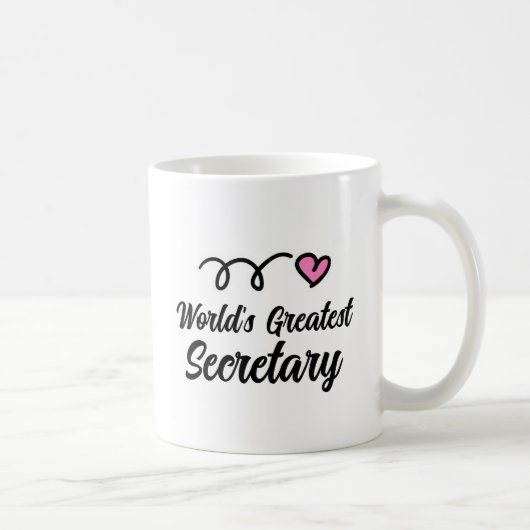 World's Greatest Secretary coffee Mug gift コーヒーマグカップ (右)