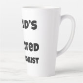 World's Least Talented  Saxophonist Gag Gift Mug カフェラテマグ (右)