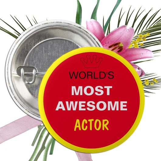 Worlds Most -素晴らし ACTOR (最高の one) 缶バッジ
