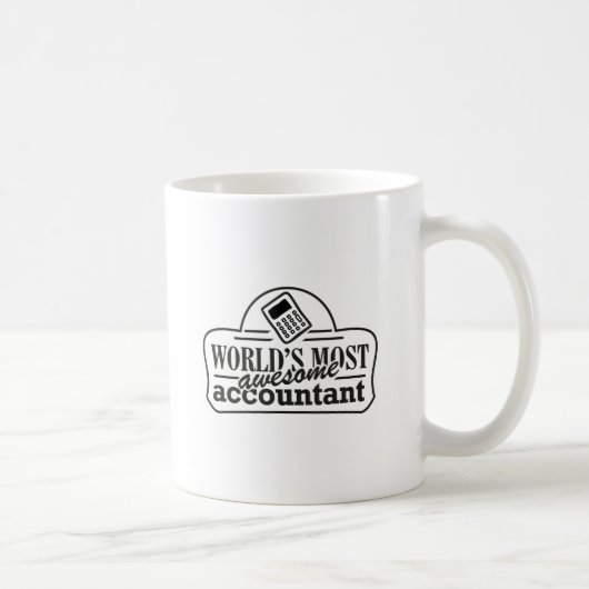 World's Most Awesome Accountant コーヒーマグカップ (右)