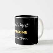 World's Most Awesome Nurse Practitioner ツートーンマグカップ (正面右)