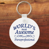 World's Most Awesome Paraprofessional キーホルダー (正面)