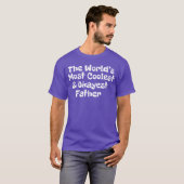 worlds most coolest and okayest father family tシャツ (正面フル)