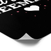 Worlds Most Loved Meemaw Shirt, Cute Valentine_s D ポスター (角)