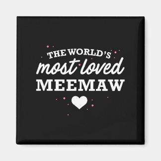 Worlds Most Loved Meemaw Shirt, Cute Valentine_s D マグネット
