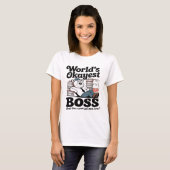 World's Okayest Boss National Boss Day Tシャツ (正面フル)