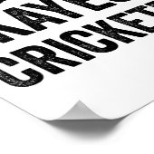 Worlds Okayest Cricketer Funny Humor Cricket Playe ポスター (角)