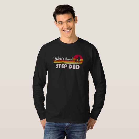 World's Okayest Dad Father's Day Stepdad Daddy Dad Tシャツ (正面フル)