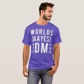 Worlds Okayest DMおもしろい Gaming Teeアパレル Tシャツ (正面フル)