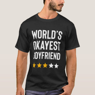 Worlds Okayest Friend Friend For Him Tシャツ