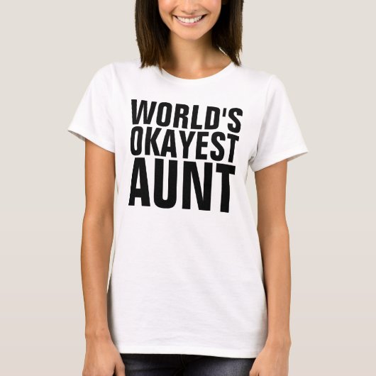 WORLD'S OKAYEST OLUMS Tシャツ (正面)