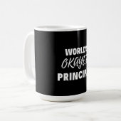 World's Okayest Principal コーヒーマグカップ (正面左)