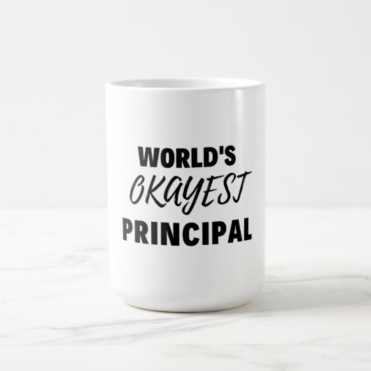 World's Okayest Principal 2 コーヒーマグカップ (中央)