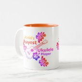 World's Okayest - Rainbow ツートーンマグカップ (正面左)