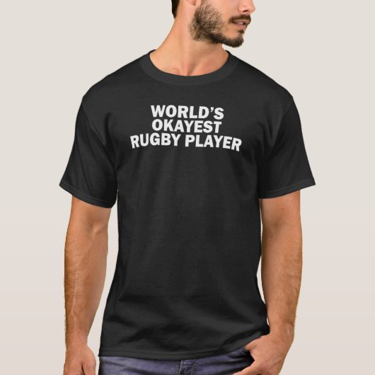 World's Okayest Rugby Player, Rugby Coach Tシャツ (正面)