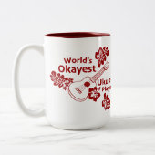 World's Okayest - Rust ツートーンマグカップ (左)