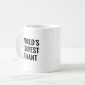 World's Okayest Tenant Funny コーヒーマグカップ (正面左)