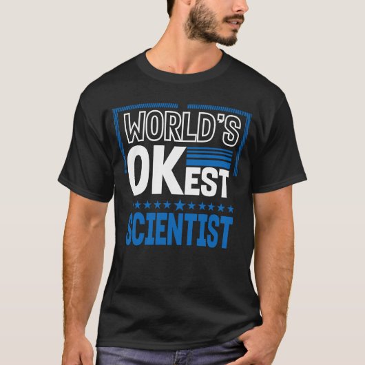 Worlds OKestサイエンティスト科学ユーモアのデータサイエンティ Tシャツ (正面)
