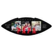 WORLD'S PAPA最高ののカスタム写真パーソナライズされた アメリカンフットボール (パネル)