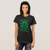 World's tallest leprechaun Irish St Patrick's Day Tシャツ (正面フル)