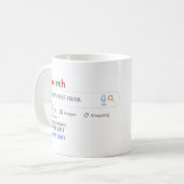 WORLDS YIAYIA最高のトップおもしろい検索結果 コーヒーマグカップ (正面左)