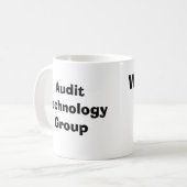 WORLD'SBESTBOSS、AuditTechnologyGroup コーヒーマグカップ (正面左)