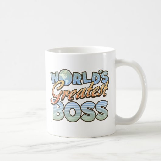 WorldsGreatestのボスのマグ コーヒーマグカップ (右)
