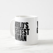 WorldsGreatestの人間のマグ コーヒーマグカップ (正面左)