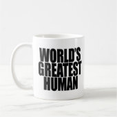 WorldsGreatestの人間のマグ コーヒーマグカップ (左)