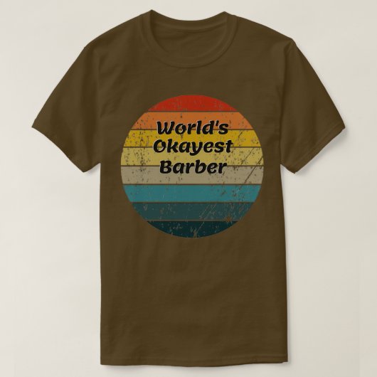 Worldx27sオケイスト理容師ヴィンテージサンセット60s 70s tシャツ (デザイン正面)