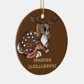 Worlpertinger/Jackalopeは信じます セラミックオーナメント (右)