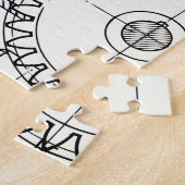 Wormギア：シームレスな技術機械。 ジグソーパズル (側面)