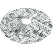 Wormギア：シームレスな技術機械。 ブラッシュドポリエステルツリースカート (アングル)