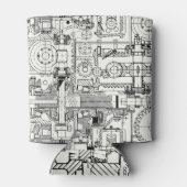 Wormギア：シームレスな技術機械。 缶クーラー (裏面)