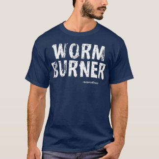WORMバーナ基本おもしろいゴルフギフトアイディア Tシャツ