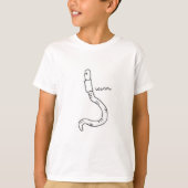 Worm Kidsシャツ Tシャツ (正面)