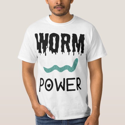 Worm Power Tシャツ (正面)