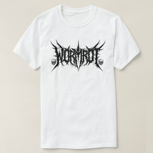 Wormrot グラインドコア In Grind We Rot  Tシャツ (デザイン正面)