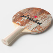 Worn Barn Wood Vintage Star Signature 卓球ラケット (正面アングル)