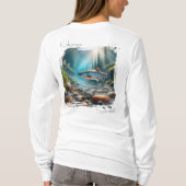 Worn Calm | ヒメマス ストリームTシャツ Tシャツ (裏面)